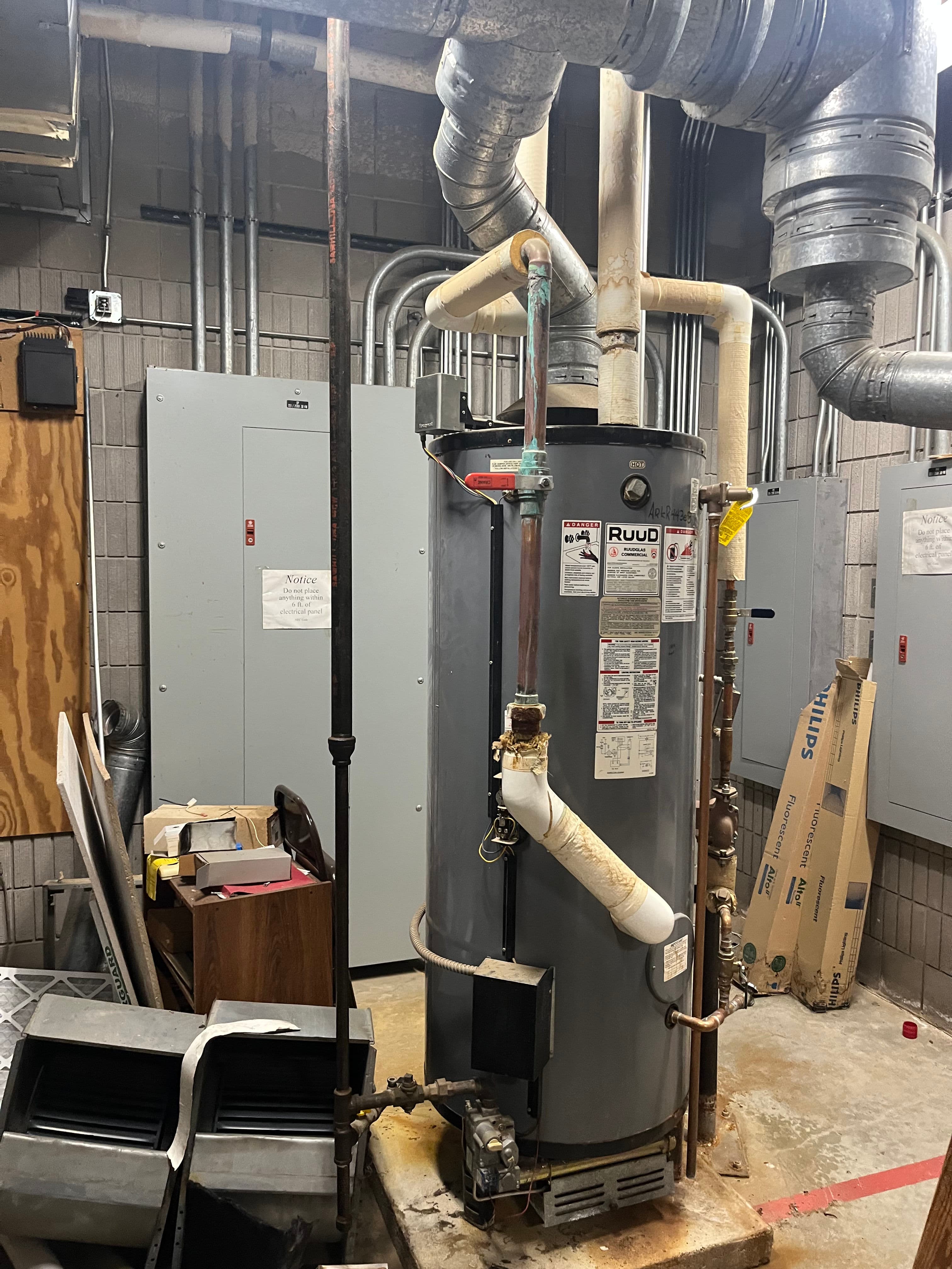 Project Commercial Water Heater Replacement Done Right image