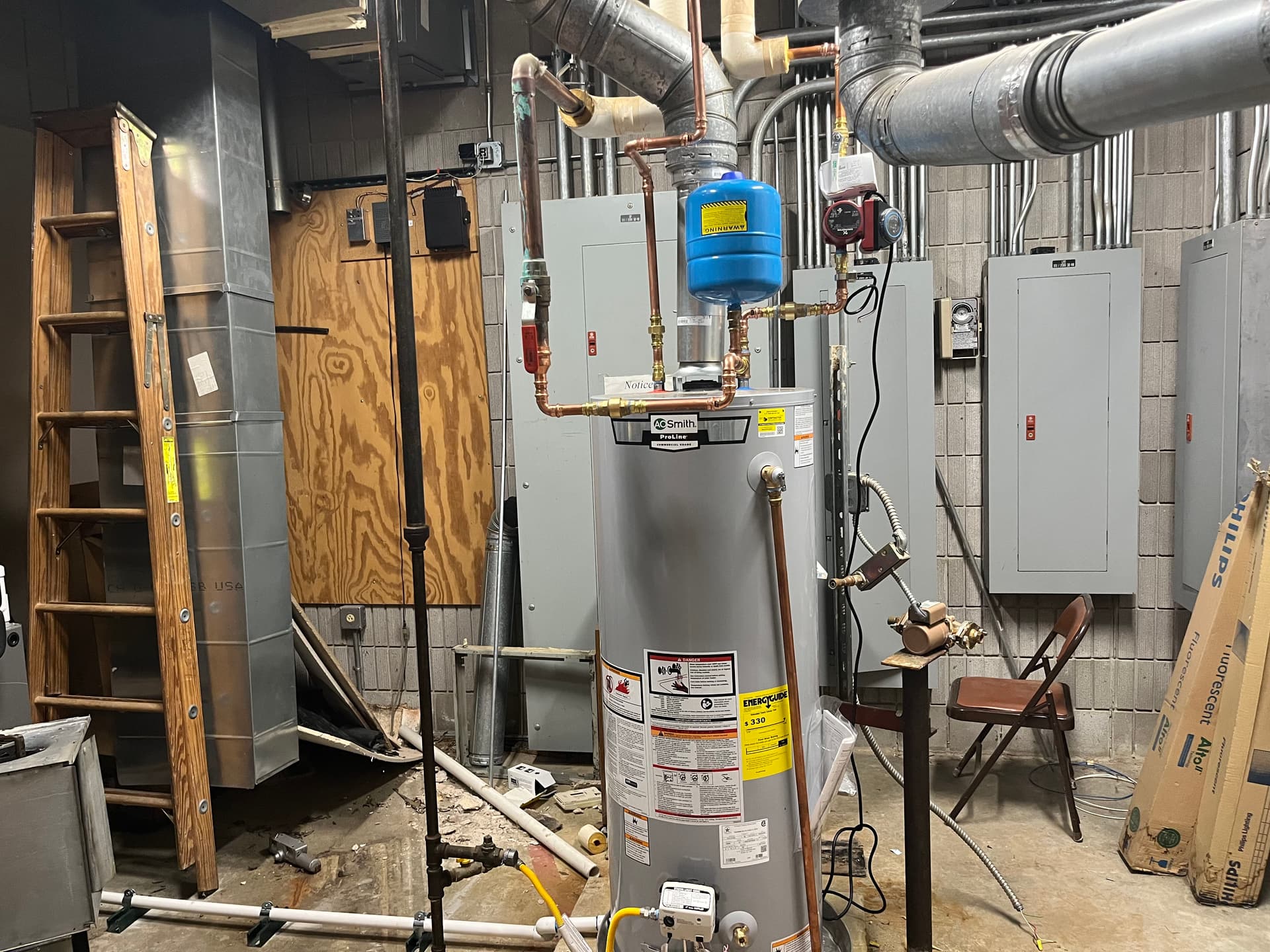 Gallery photos for Commercial Water Heater Replacement Done Right: Image #1